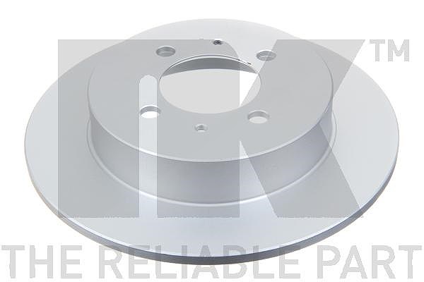 Nk 1x Bremsscheibe Hinterachse Voll [Hersteller-Nr. 312263] für Nissan