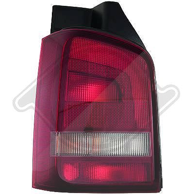 Diederichs Heckleuchte rechts (Beifahrerseite), Blinker weiß [Hersteller-Nr. 2273092] für VW