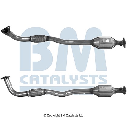Bm Catalysts Katalysator mit Anbauteilen [Hersteller-Nr. BM91058H] für Daewoo