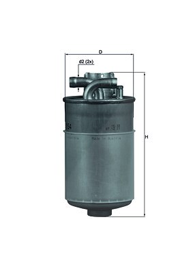 Mahle Kraftstofffilter [Hersteller-Nr. KL154] für VW, Audi, Skoda