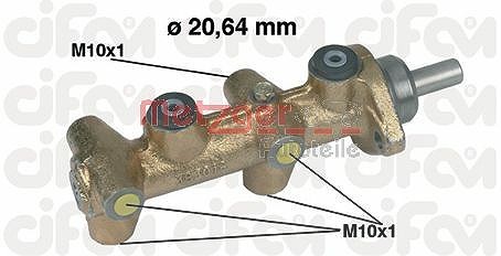 Metzger Autoteile Hauptbremszylinder [Hersteller-Nr. 202-040] für Audi, VW