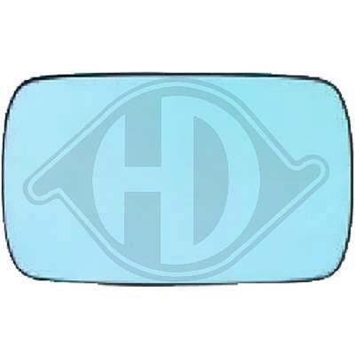 Diederichs Spiegelglas, Außenspiegel [Hersteller-Nr. 1213026] für BMW