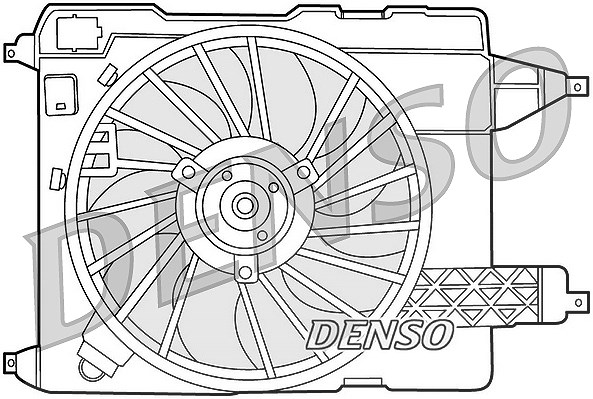 Denso Lüfter, Motorkühlung [Hersteller-Nr. DER23002] für Renault