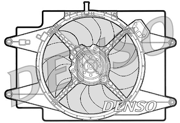 Denso Lüfter, Motorkühlung [Hersteller-Nr. DER01001] für Alfa Romeo