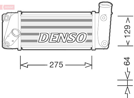 Denso Ladeluftkühler [Hersteller-Nr. DIT50009] für Toyota