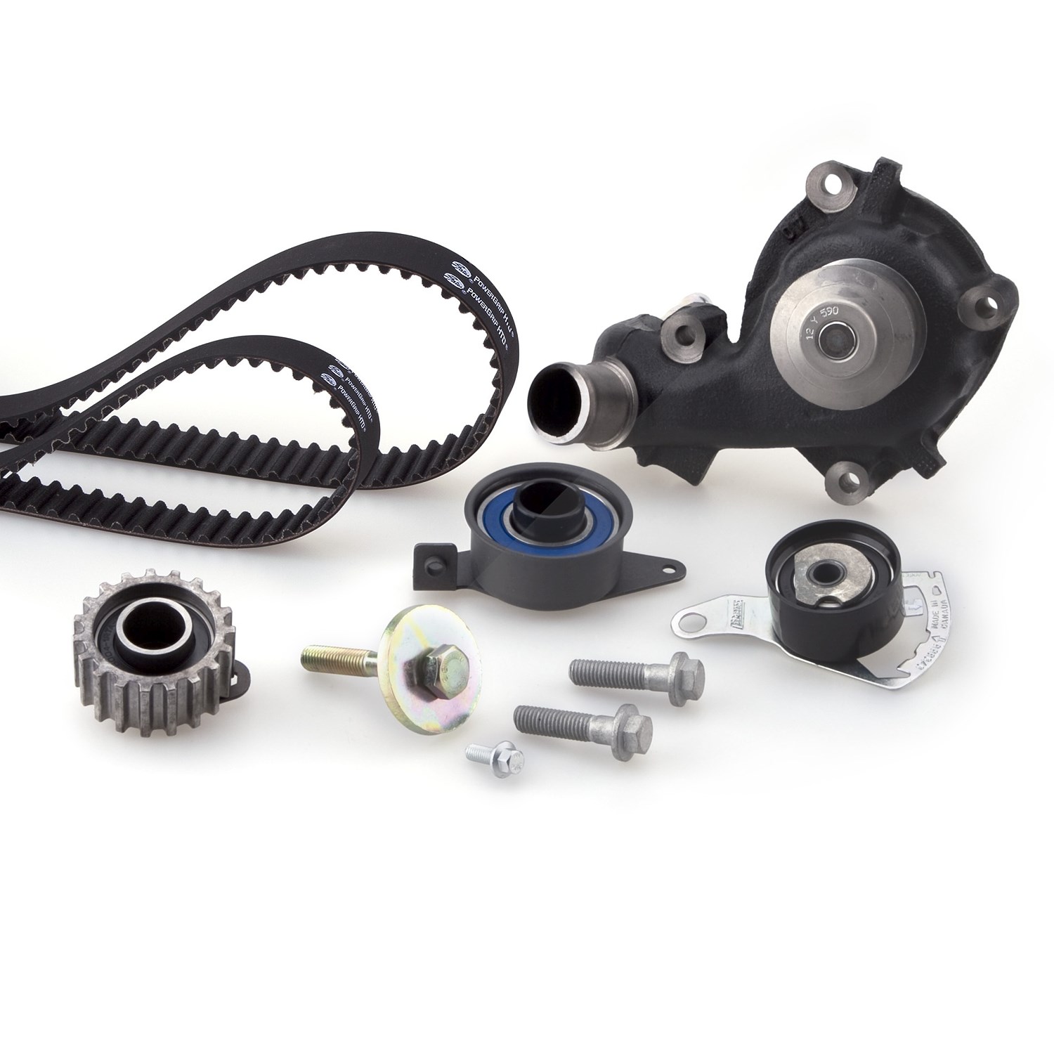 Gates Wasserpumpe + Zahnriemensatz [Hersteller-Nr. KP35451XS-3] für Ford