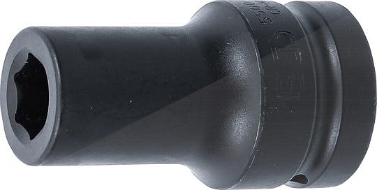 Bgs Kraft-Steckschlüssel-Einsatz Sechskant - 25 mm (1) - SW 19 mm [Hersteller-Nr. 5500-19]