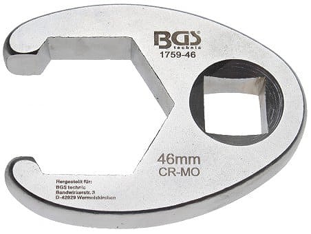 Bgs Hahnenfußschlüssel - Innenvierkant 20 mm (3/4) - SW 46 mm [Hersteller-Nr. 1759-46]