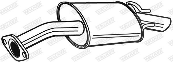 Walker Endschalldämpfer [Hersteller-Nr. 22724] für Hyundai