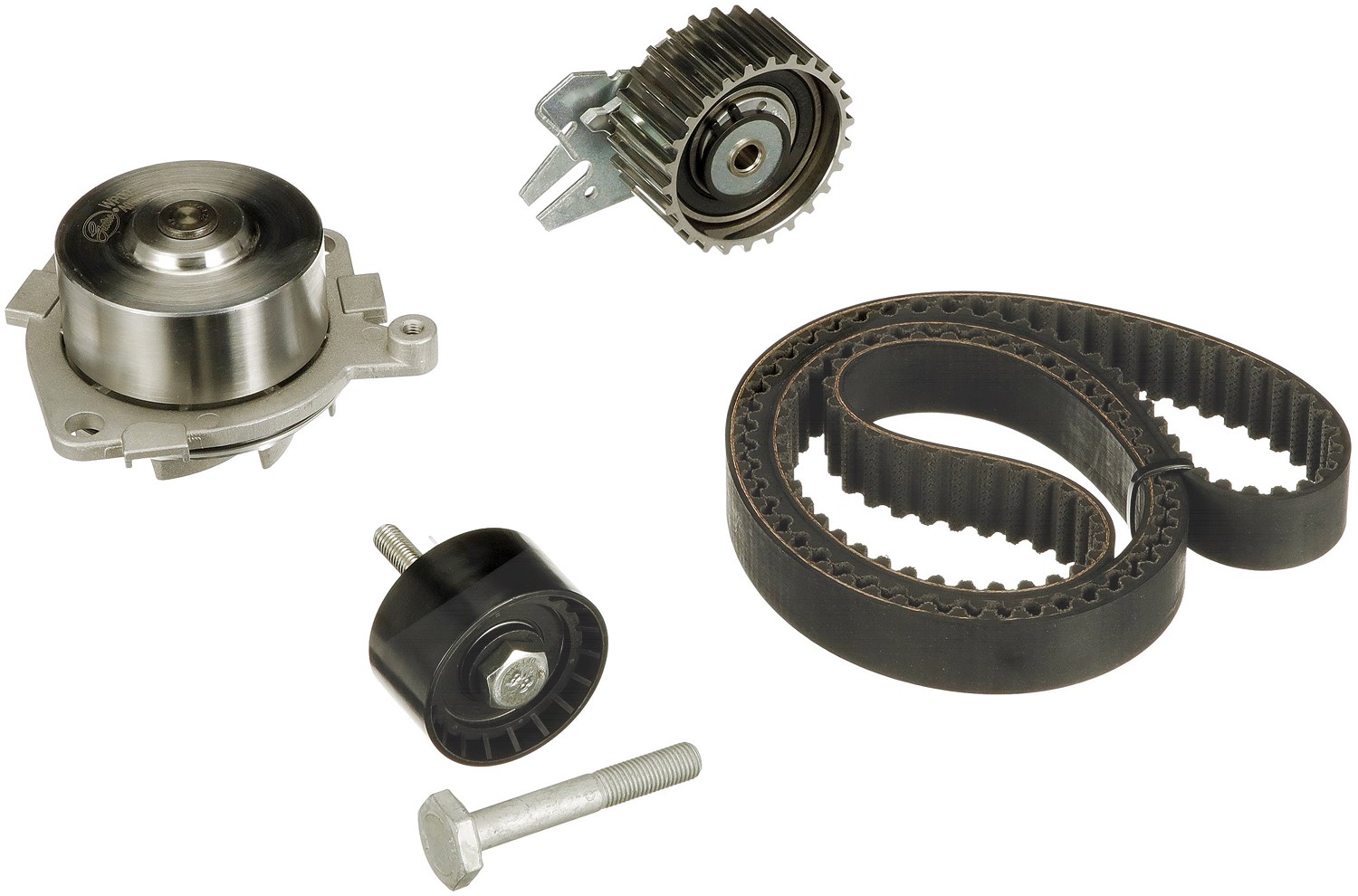 Gates Wasserpumpe + Zahnriemensatz [Hersteller-Nr. KP15685XS] für Lancia, Alfa Romeo