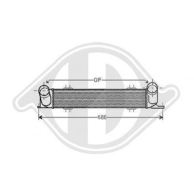 Diederichs Ladeluftkühler [Hersteller-Nr. DCA1113] für BMW