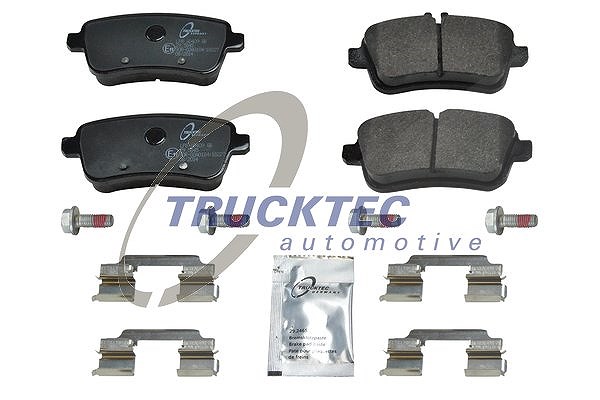 Trucktec Automotive Bremsbelagsatz, Scheibenbremse [Hersteller-Nr. 02.35.437] für Mercedes-Benz