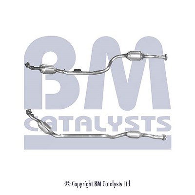 Bm Catalysts Katalysator mit Anbauteilen links [Hersteller-Nr. BM90759H] für Mercedes-Benz