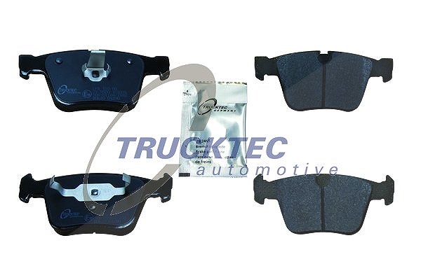 Trucktec Automotive Bremsbelagsatz, Scheibenbremse [Hersteller-Nr. 02.35.430] für Mercedes-Benz