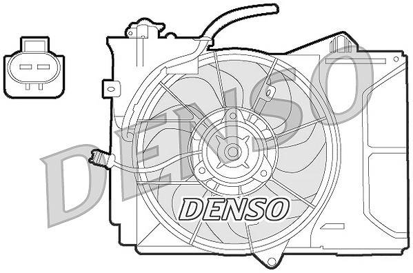 Denso Lüfter, Motorkühlung [Hersteller-Nr. DER50001] für Toyota