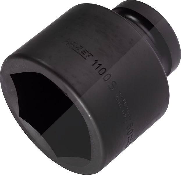 Hazet Kraft-Steckschlüsseleinsatz - 1 - Sechskant Profil - 60 mm [Hersteller-Nr. 1100S-60]