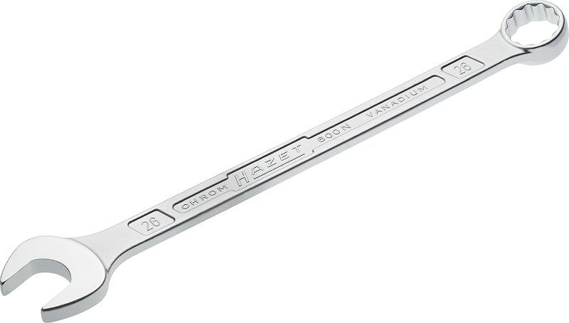 Hazet Ring-Maulschlüssel - Doppel-Sechskant-Tractionsprofil - 26 mm [Hersteller-Nr. 600N-26]