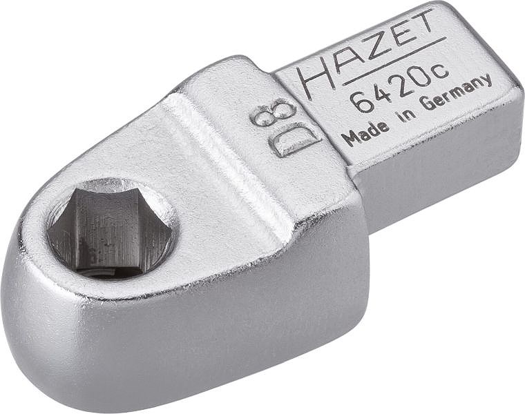 Hazet Einsteck-Halter für Bits - Vierkant 9x12mm - Sechskant 5/16 [Hersteller-Nr. 6420C]
