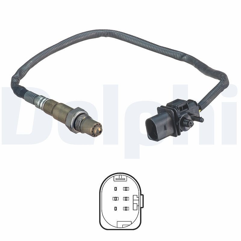 Delphi Lambdasonde [Hersteller-Nr. ES20553-12B1] für Alfa Romeo