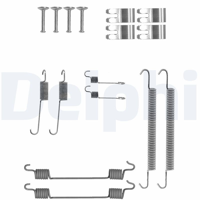 Delphi Zubehörsatz, Bremsbacken [Hersteller-Nr. LY1407] für Land Rover