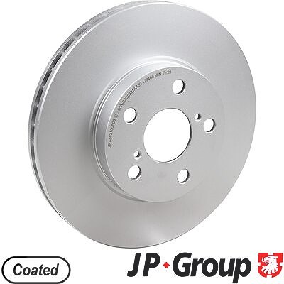 Jp Group 1x Bremsscheibe [Hersteller-Nr. 4863100600] für Toyota