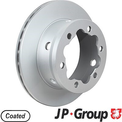 Jp Group 1x Bremsscheibe [Hersteller-Nr. 1163204700] für Mercedes-Benz, VW