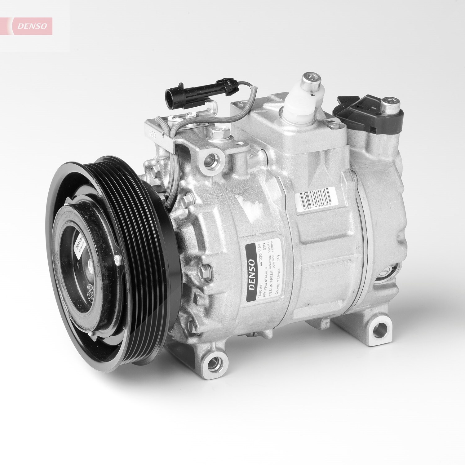 Denso Kompressor, Klimaanlage [Hersteller-Nr. DCP01001] für Lancia, Alfa Romeo, Fiat