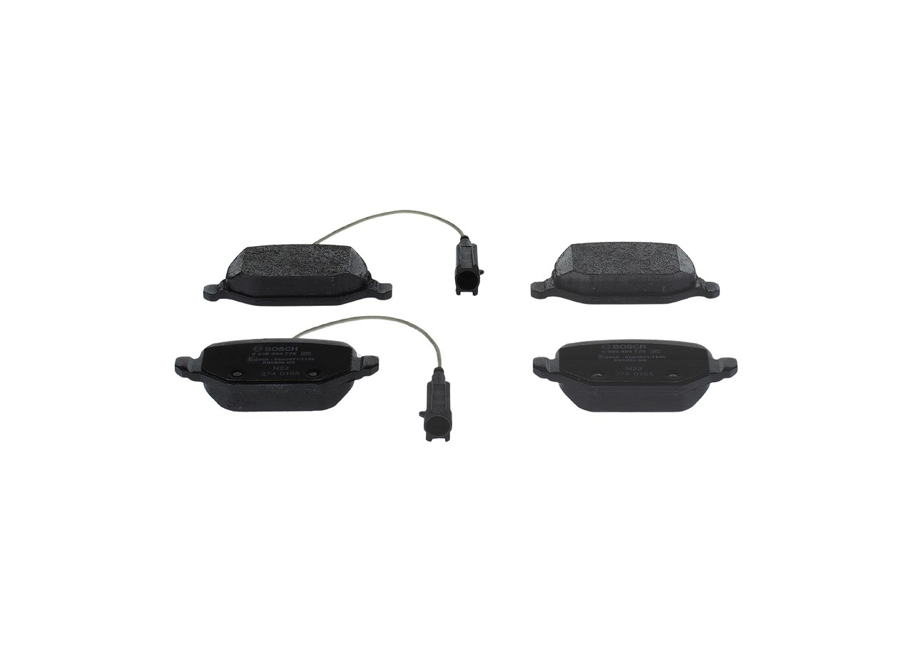Bosch Bremsbelagsatz, Scheibenbremse [Hersteller-Nr. 0986494776] für Alfa Romeo