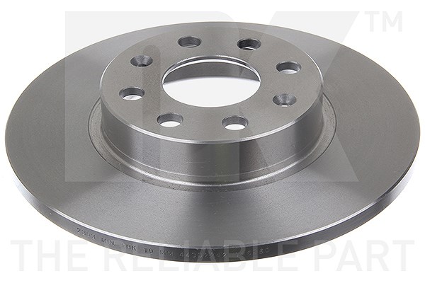Nk Bremsscheibe Vorderachse Voll [Hersteller-Nr. 202363] für Opel, Fiat, Vauxhall