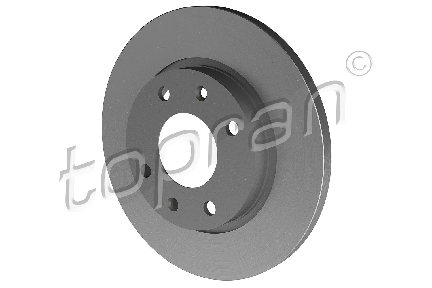 Topran Bremsscheibe Vorderachse Voll [Hersteller-Nr. 721175] für Citroën, Peugeot