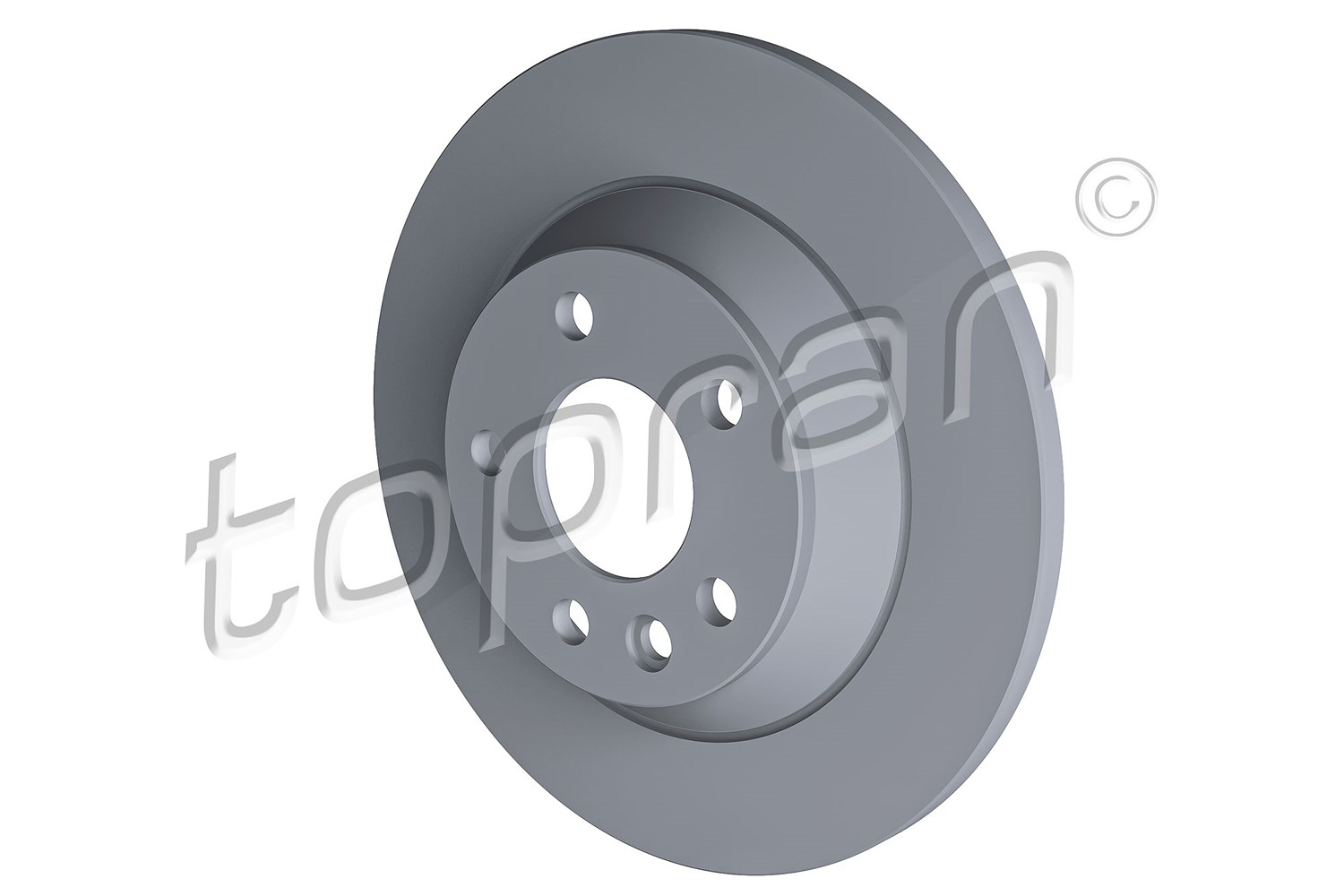 Topran Bremsscheibe Hinterachse Voll [Hersteller-Nr. 107692] für VW, Seat