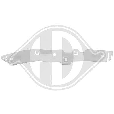 Diederichs Halter, Stoßfänger [Hersteller-Nr. 4014662] für Peugeot, Opel, Citroën