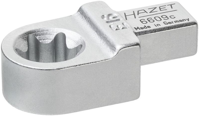 Hazet Einsteck TORX® Ringschlüssel - Einsteck-Vierkant 9x12 mm - E16 [Hersteller-Nr. 6609C-E16]