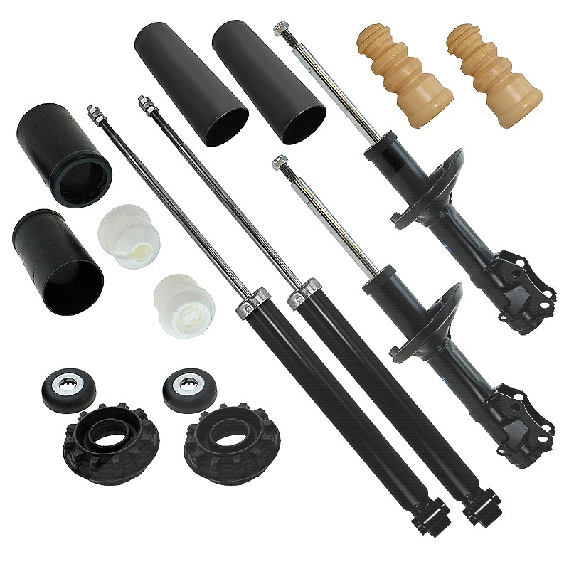 Bestprice 4 Gasdruck Stossdämpfer vorne + hinten [Hersteller-Nr. 10683194] für Seat, VW