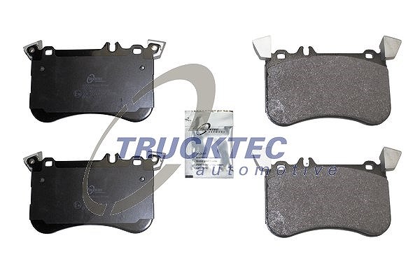 Trucktec Automotive Bremsbelagsatz, Scheibenbremse [Hersteller-Nr. 02.35.572] für Mercedes-Benz