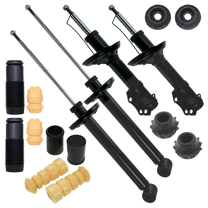 Bestprice 4 Gasdruck Stossdämpfer vorne + hinten [Hersteller-Nr. 10683198] für VW