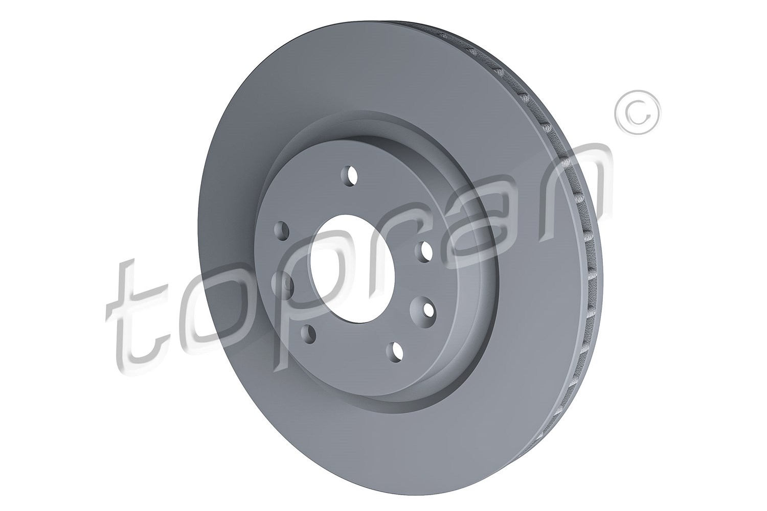 Topran 1x Bremsscheibe [Hersteller-Nr. 631159] für Nissan, Renault