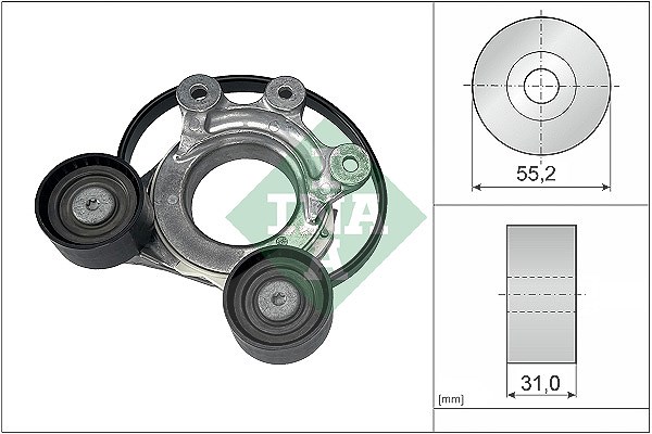Schaeffler Ina Riemenspanner, Keilrippenriemen [Hersteller-Nr. 534077410] für Mini, BMW