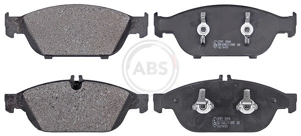 A.b.s. Bremsbelagsatz, Scheibenbremse [Hersteller-Nr. 37971] für Mercedes-Benz