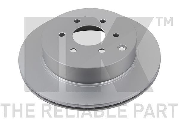Nk 1x Bremsscheibe [Hersteller-Nr. 312281] für Nissan