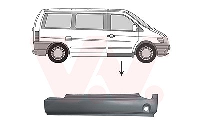 Van Wezel Einstiegblech [Hersteller-Nr. 3078104] für Mercedes-Benz