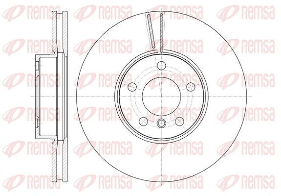 Kawe 1x Bremsscheibe [Hersteller-Nr. 6130710] für BMW