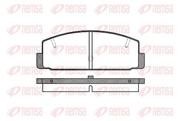 Kawe Bremsbelagsatz, Scheibenbremse [Hersteller-Nr. 017920] für Mazda