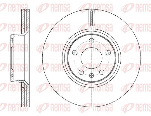 Kawe 1x Bremsscheibe [Hersteller-Nr. 6110110] für Audi