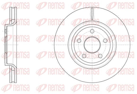 Kawe 1x Bremsscheibe [Hersteller-Nr. 6151210] für Jeep