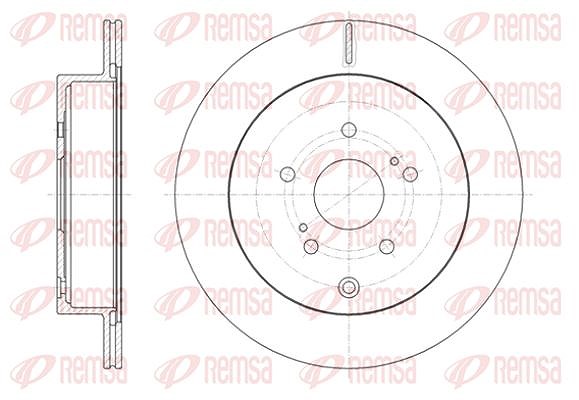 Kawe 1x Bremsscheibe [Hersteller-Nr. 6141610] für Suzuki