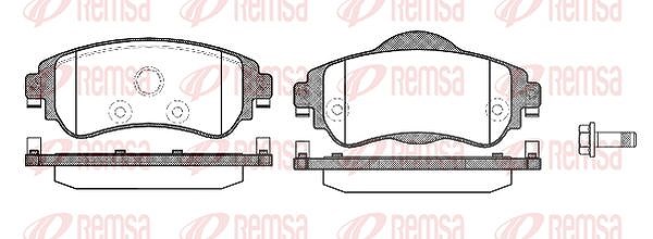 Kawe Bremsbelagsatz, Scheibenbremse [Hersteller-Nr. 146408] für Citroën