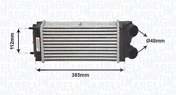 Magneti Marelli Ladeluftkühler [Hersteller-Nr. 351319205090] für Peugeot, Citroën