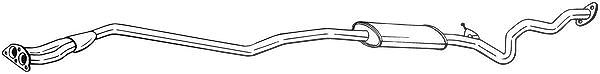 Bosal Mittelschalldämpfer [Hersteller-Nr. 293-009] für BMW