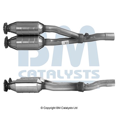 Bm Catalysts Katalysator inkl. Montagesatz [Hersteller-Nr. BM91102H] für VW, Skoda, Audi, Seat